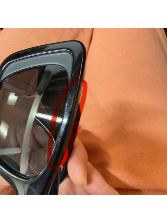 Prada PR 08YS 1AB5S0 Sunglasses Black Dark Grey 51 18 145 3N READ main image 6